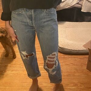 Agolde 90's Ripped Loose Fit Jeans